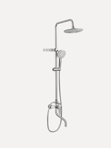 Изображение товара Душевая система с тропическим душем Frap F24001 латунь в цвете хром