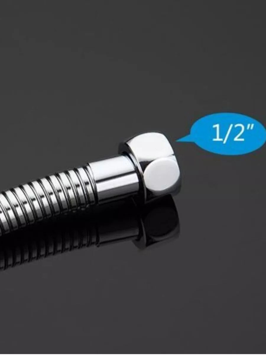 Шланг для душа 1 м хром — фото 1