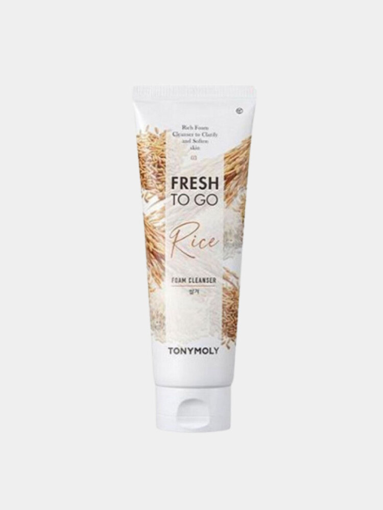 Tonymoly FRESH TO GO RICE FOAM CLEANSER Пенка для умывания с рисовой водой 170мл