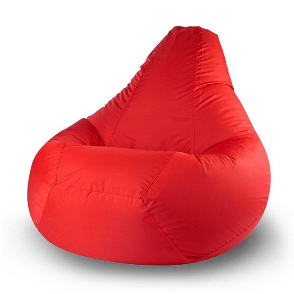 Кресло-мешок "Груша" Оксфорд XL, 120 х 80см, красный