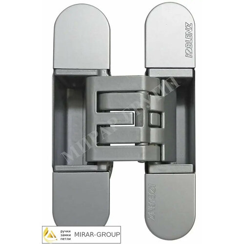 Петля дверная скрытая Koblenz Kubica HYBRID 6360 38 мм (60 кг) асимметричная матовый хром