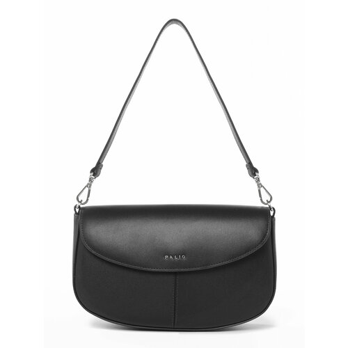 Сумка седло Palio фактура гладкая черный 16467₽