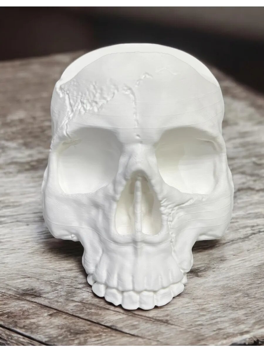 PS5 Подставка для геймпада Череп (Белая) playstation уникальная прикольная — фото 1