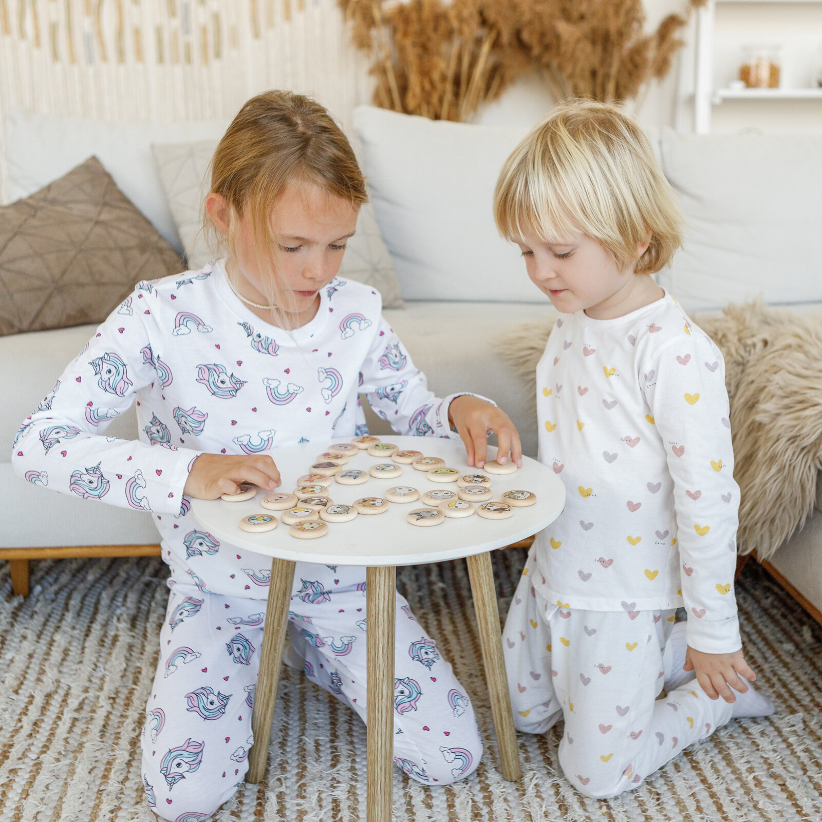 Картинки Настольная игра для детей мемори 30 фишек Ulanik