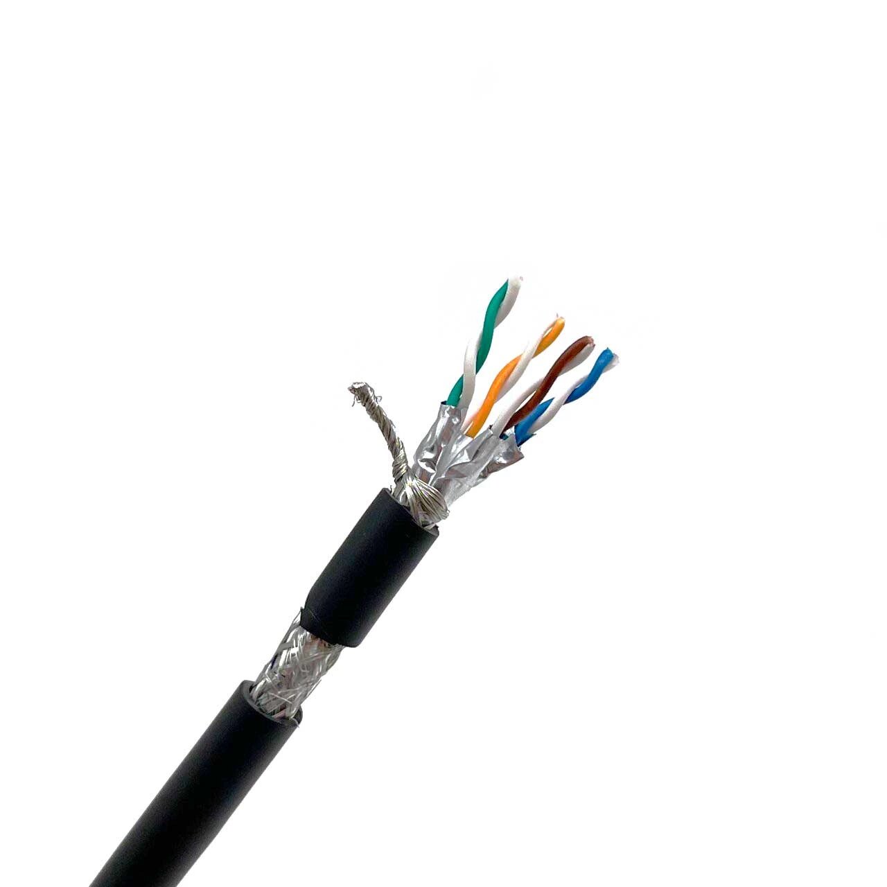 Кабель витая пара в нарезку Novacord S/FTP 4P C7 A26P PUR, 1 м