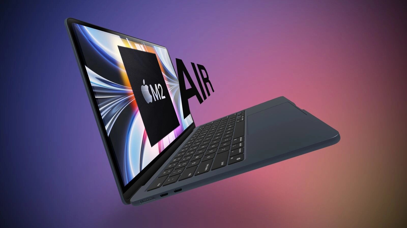 Ноутбук Apple MacBook Air M2 13,6" 16 ГБ ОЗУ 256 ГБ SSD, сверхлегкий, мощный