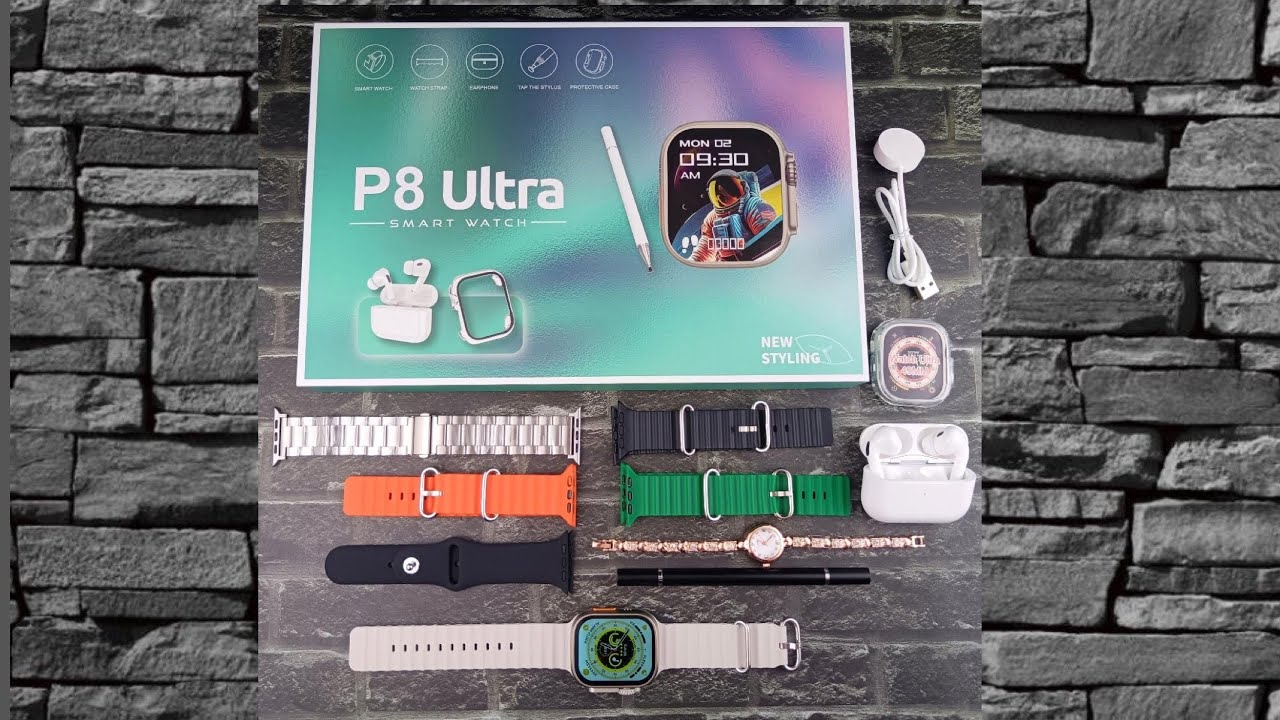 Смарт-часы Savdo P8 Ultra, сменные ремешки, Bluetooth, управление музыкой и камерой — фото 1