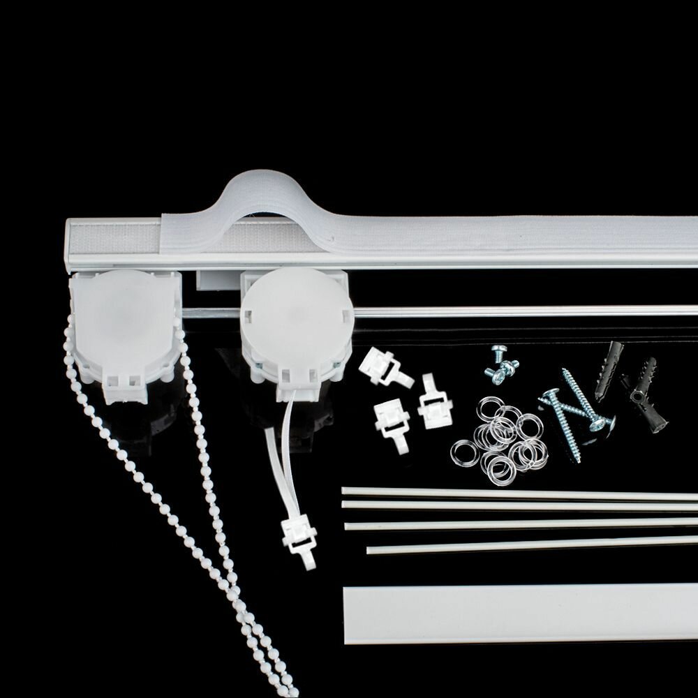 Карниз для римских штор 60 см цепочный OLEXDECO Рим Стандарт управление слева