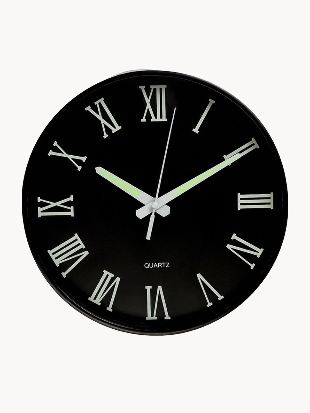 Часы настенные интерьерные «Классика», плавный ход, светящиеся, d-25 см