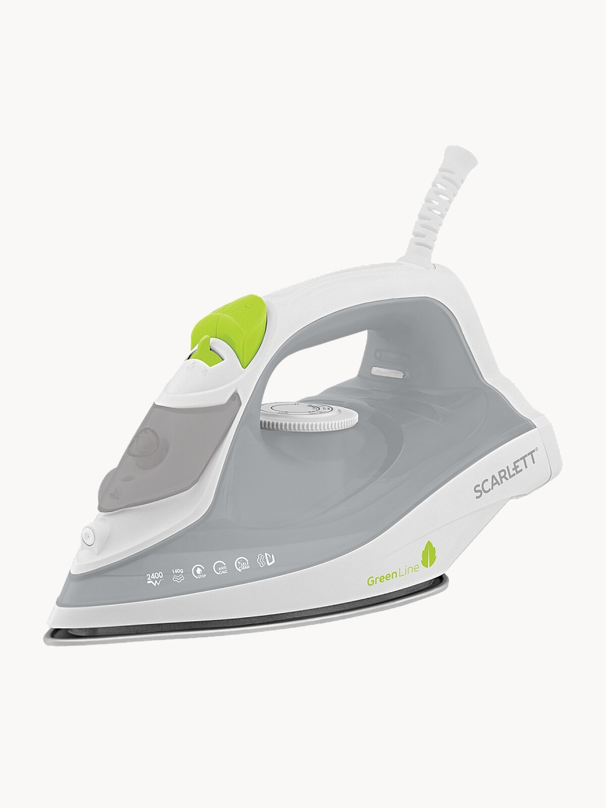 Утюг Scarlett SC-SI30K60 с автоотключением, керамической подошвой, мощность 2400 Вт