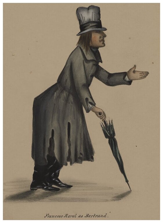 Репродукция на холсте Франсуаза Равель в роли Бертрана Миллер Альфред Джейкоб 50см. x 69см.