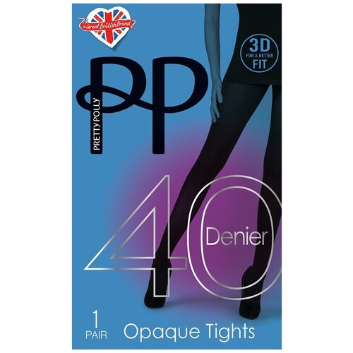 Колготки Pretty Polly, 40 den, размер XL, черный