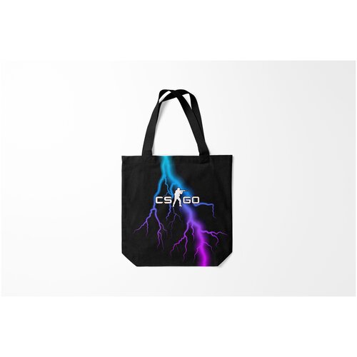 фото Сумка-шоппер / 40х40 см / геймерам / counter strike burnettie