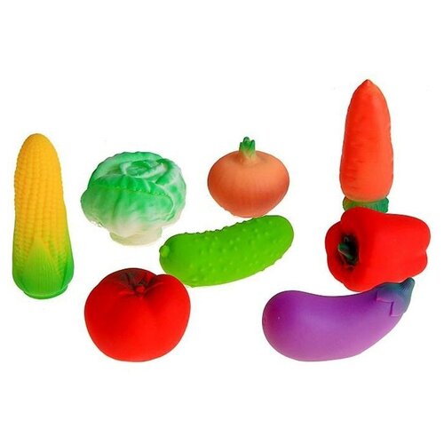 Набор резиновых игрушек Овощи