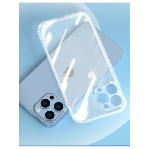 Прозрачный Чехол на Айфон 13 Про (13Про) Накладка для Apple iPhone 13Pro (13 Pro) Силиконовый PREMIUM с защитой камеры