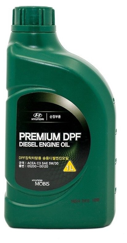 Hyundai-KIA Premium Dpf Diesel Engine Oil 5w30 Масло Моторное Синт. 1л. Hyundai/Kia