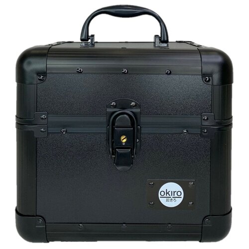 фото Бьюти кейс для визажиста okiro muc 001 черный /чемоданчик для косметики / органайзер для бижутерии и аксессуаров