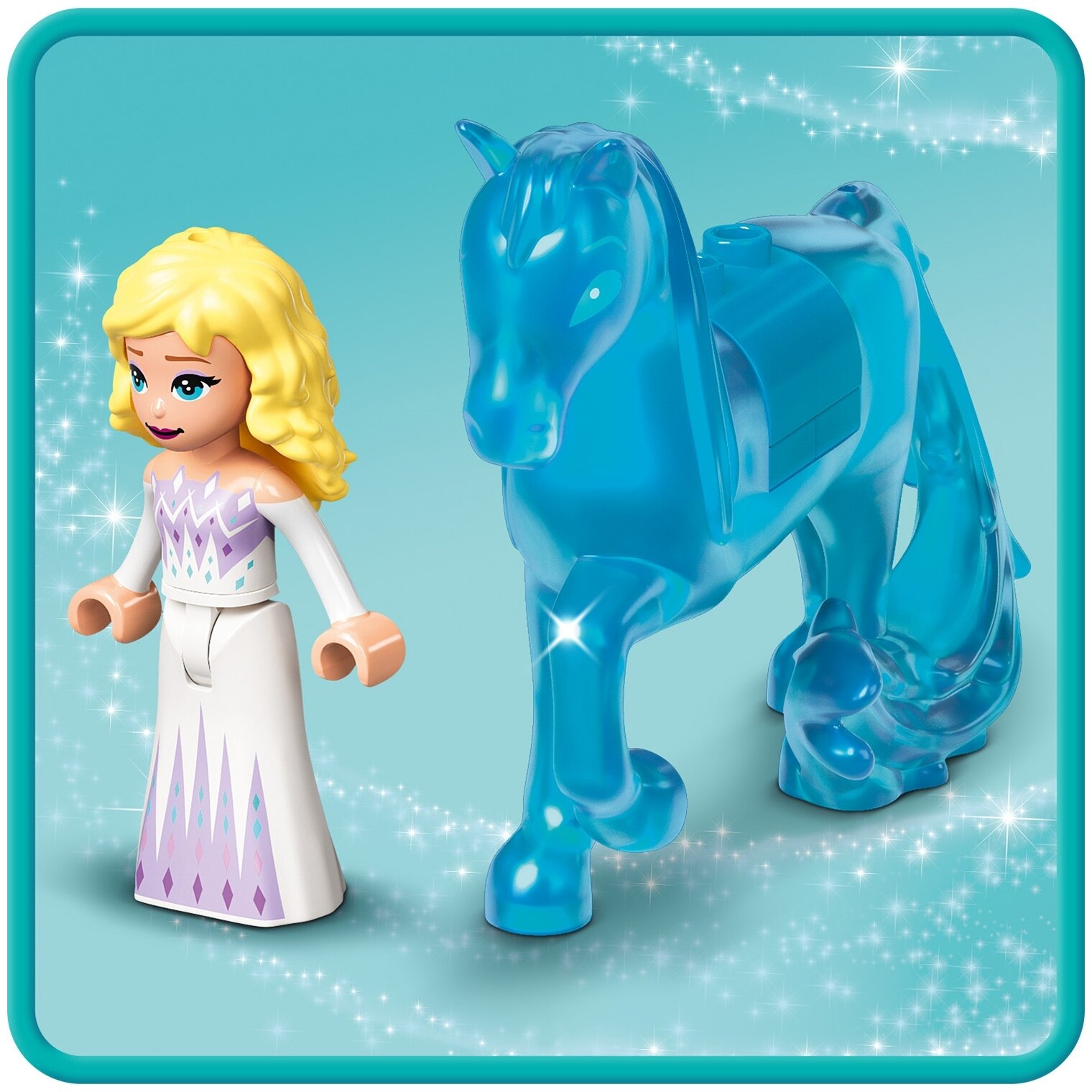 Конструктор LEGO Disney Princess 43209 "Ледяная конюшня Эльзы и Нокка" - фото №9