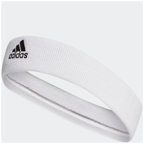 фото Повязка на голову adidas tennis headband белый osfm cf6925