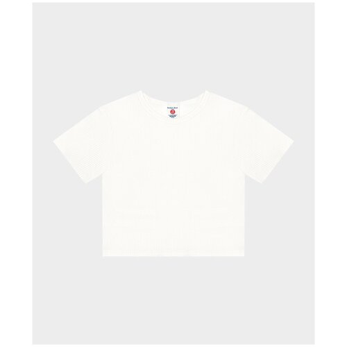 фото Укороченный топ button blue , цвет белый , размер 128 , модель 122bbgmc10030200