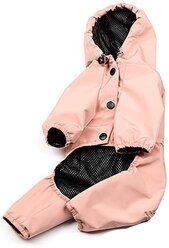 Теплая Куртка для собак розовая (Размер: 2XL) грудь собаки 55 см; Длина спинки 40 см; окружность шеи см 35 ;