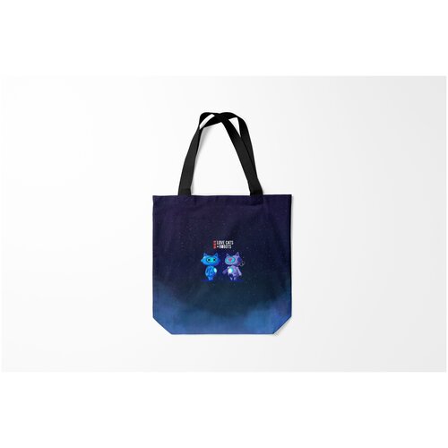 фото Сумка-шоппер / 40х40 см / сериалы / love death and robots любовь смерть и роботы z burnettie