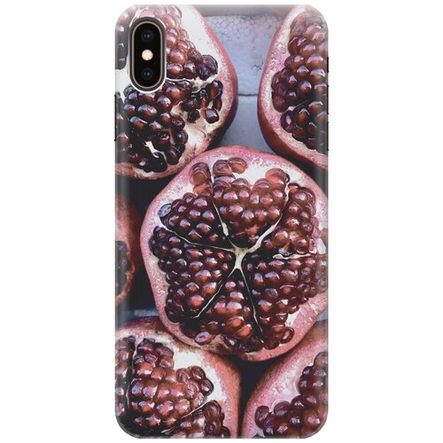 фото Силиконовый чехол на apple iphone xs max / эпл айфон икс эс макс с принтом "гранаты" gosso