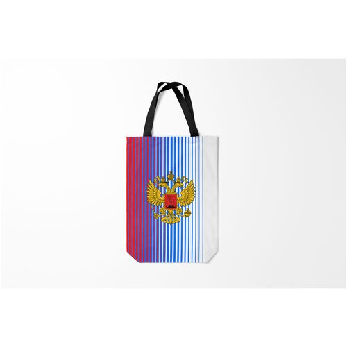 фото Сумка-шоппер / 31х42 см / патриотичные / патриотизм триколор россии рф burnettie