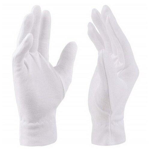 Косметические перчатки, хлопок 100 %, 1 пара, M solomeya косметические перчатки белые 1 пара