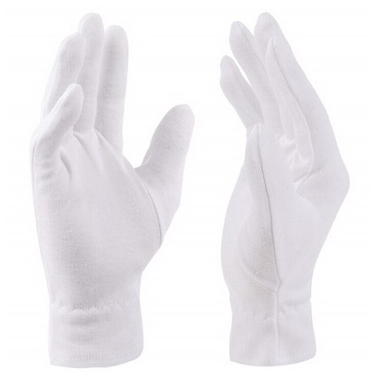 Косметические перчатки, хлопок 100 %, 1 пара, M — купить в интернет-магазине по низкой цене на Яндекс Маркете