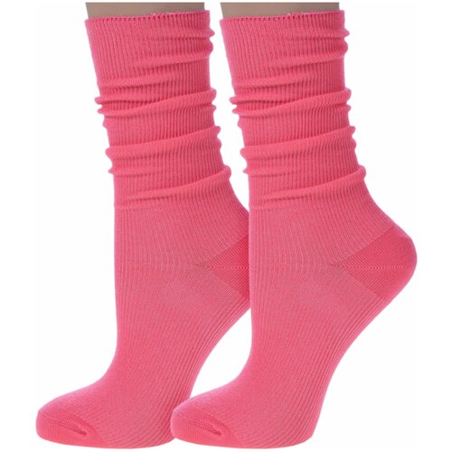 фото Женские носки брестский чулочный комбинат высокие, размер 23, розовый