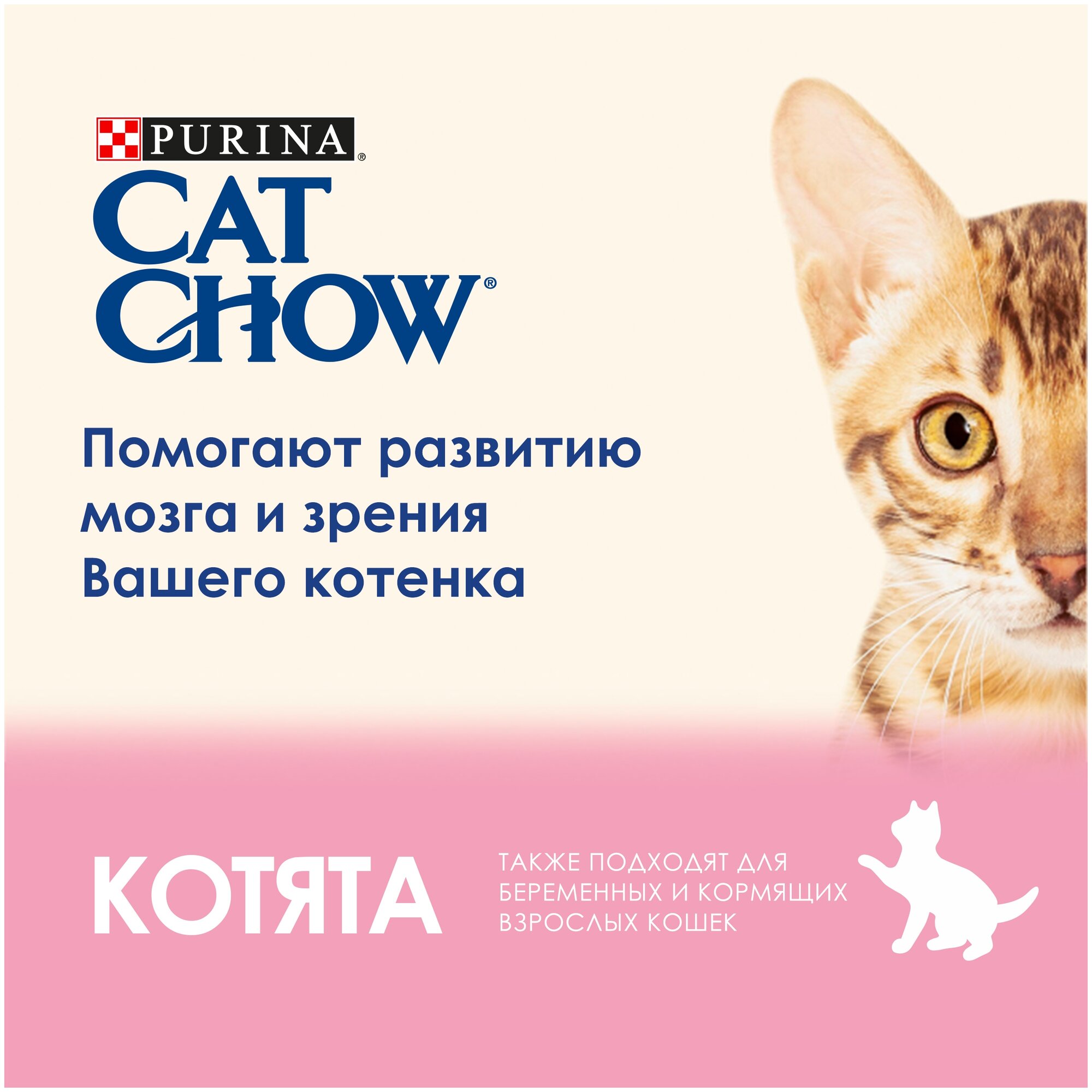 Cat Chow Сухой корм для котят, с высоким содержанием домашней птицы, 1.5кг - фотография № 17