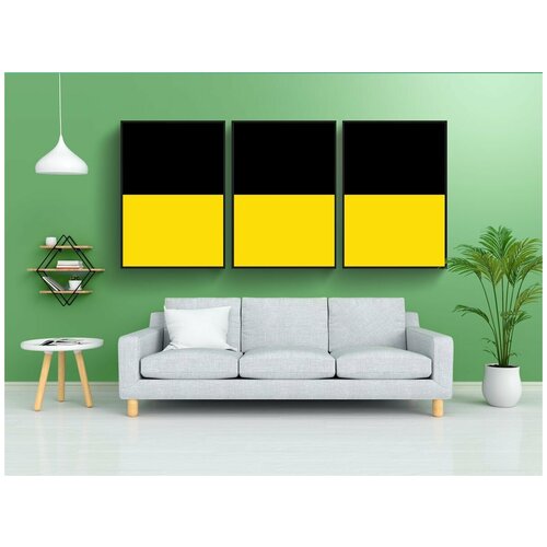 фото Модульный постер "флаги, австро-венгерский, империя" 180x90 см. из 3х частей в тубусе, без рамки lotsprints