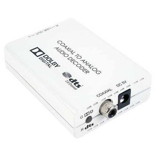 Преобразователь цифрового аудио S/PDIF (RCA) в аналоговое стерео (2хRCA) Cypress DCT-1DD