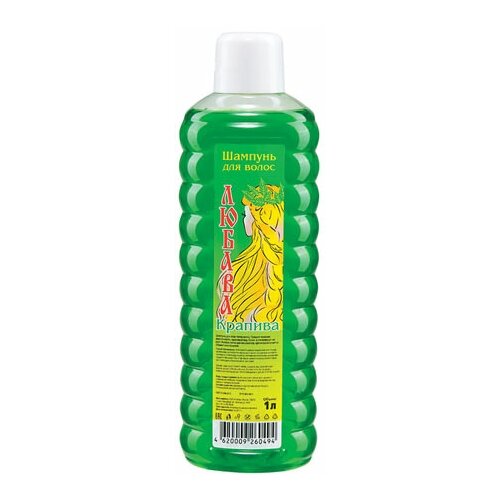 Шампунь 1 л, комплект 15 шт., любава 