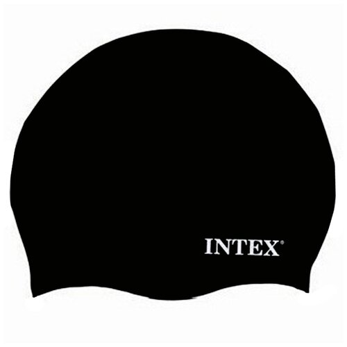 фото Резиновая шапочка для плавания intex черная