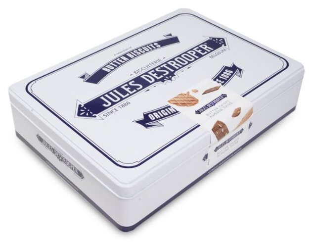 Печенье Бельгийское "Jules Destrooper" Печенье ассорти (в ретро упаковке), 350 грамм - фотография № 2
