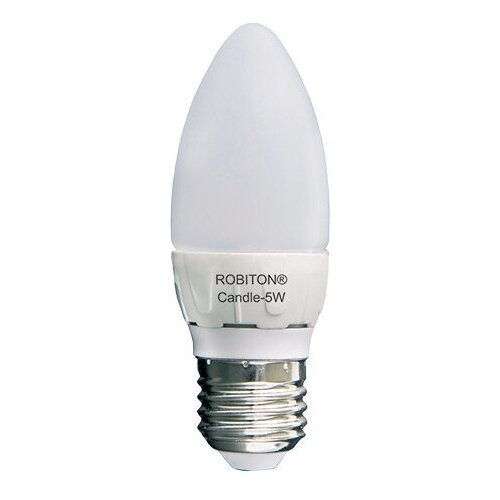 Лампочка Robiton LED Candle E27-5W-4200K 13921