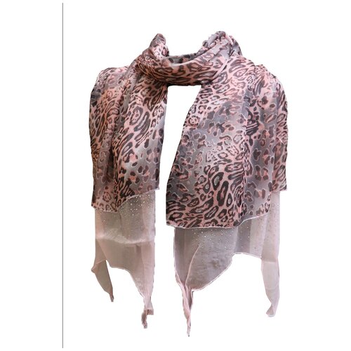 фото Шарф crystel eden,200х34 см, розовый
