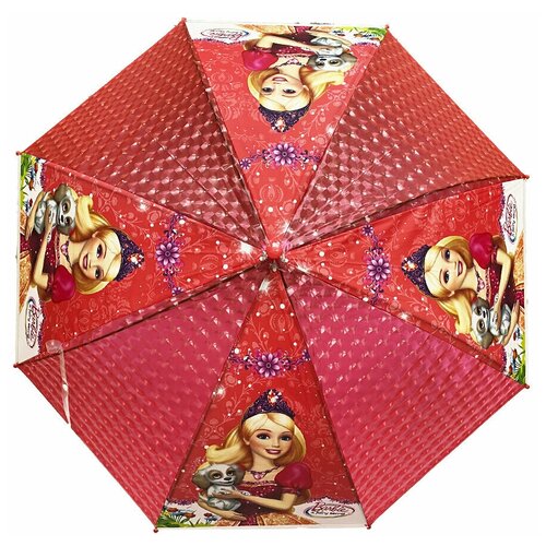 Зонт детский Barbie (Барби) со свистком, принт №3