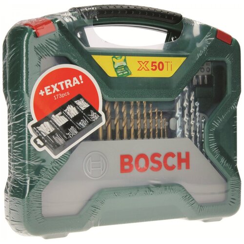 Набор Bosch X-Line 50 + набор крепежа 173 шт. нож диск hammerflex 223 010 25 4 мм 1 шт