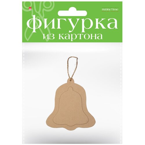 Фигурка из картона. Колокольчик 10,3x11,2 см