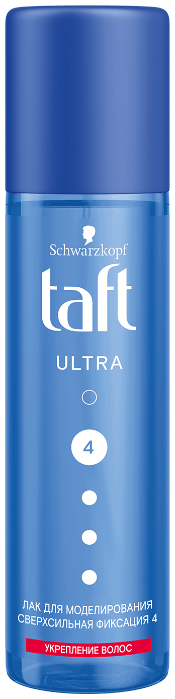 Taft Жидкий лак для волос Ultra для моделирования, экстрасильная фиксация, 200 мл