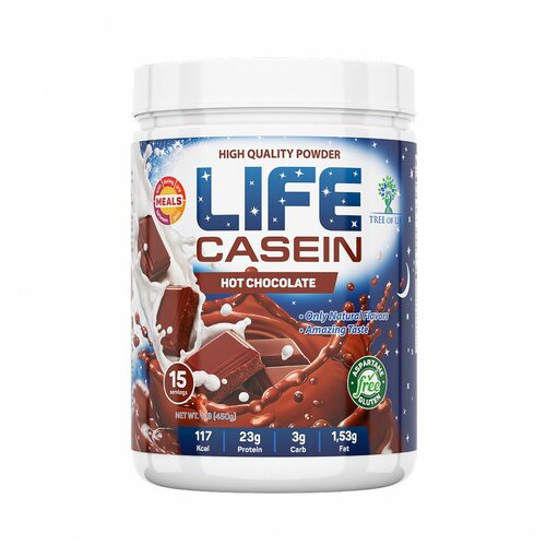 Tree of Life LIFE Casein 454 г Hot Chocolate tree of life life casein 908 г hot chocolate