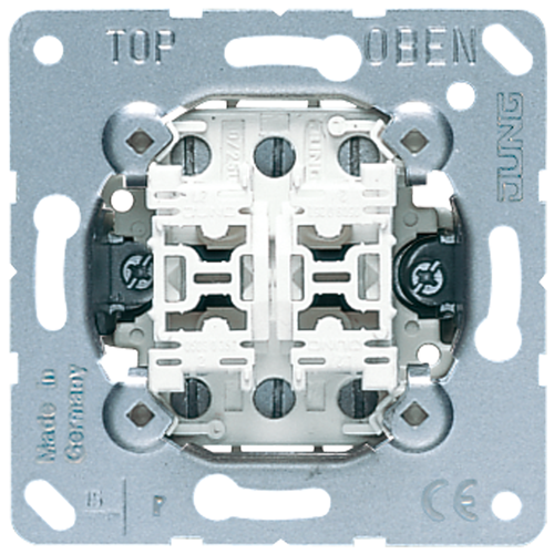 Механизм переключателя 2-клавишного проходного Jung 509U