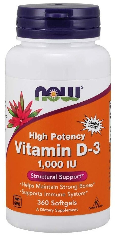 Nu health vitamin d3 1000 iu