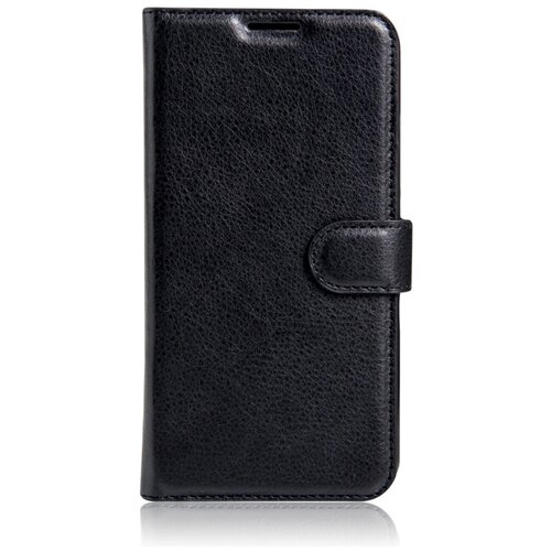 фото Чехол-книжка mypads для lg x cam k580ds из качественной импортной искусственной кожи с подставкой застежкой и визитницей черный