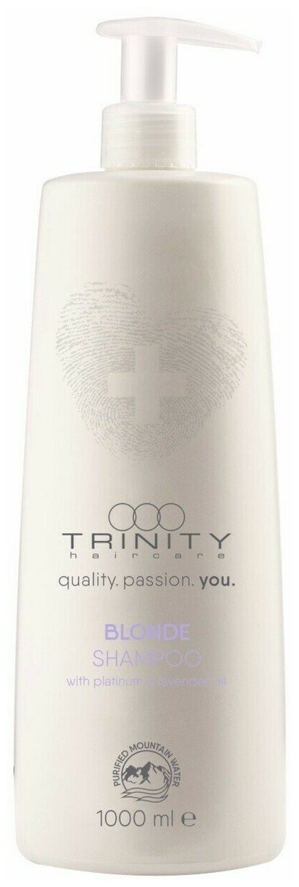 Trinity Hair Care Шампунь Essentials Blonde Shampoo для Окрашенных и Осветленных Волос, 1000 мл