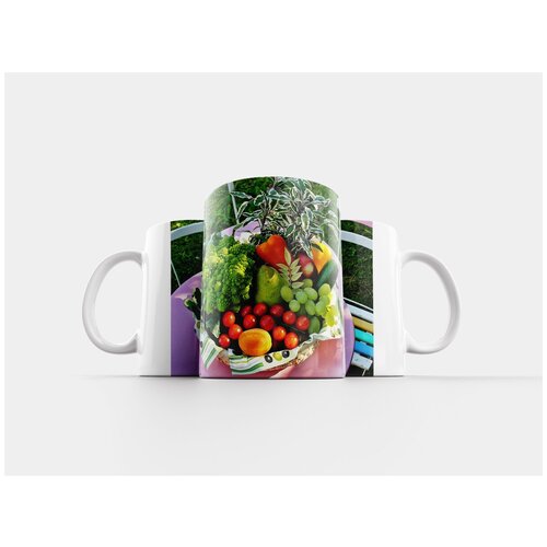 фото Кружка "корзина фруктов, сад, овощи" 320 мл lotsprints