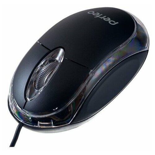 Проводная мышь Perfeo GLOW PF-010-CB черный 38000₽